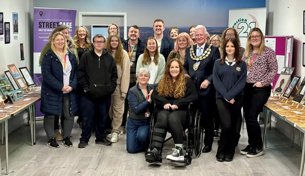 A launch event was held to celebrate the exhibition in Weston. Picture: North Somerset Council