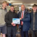 Bridgwater MP Ashley Fox at Westcroft Eggs & Farm Shop, winner of the Village Shop category