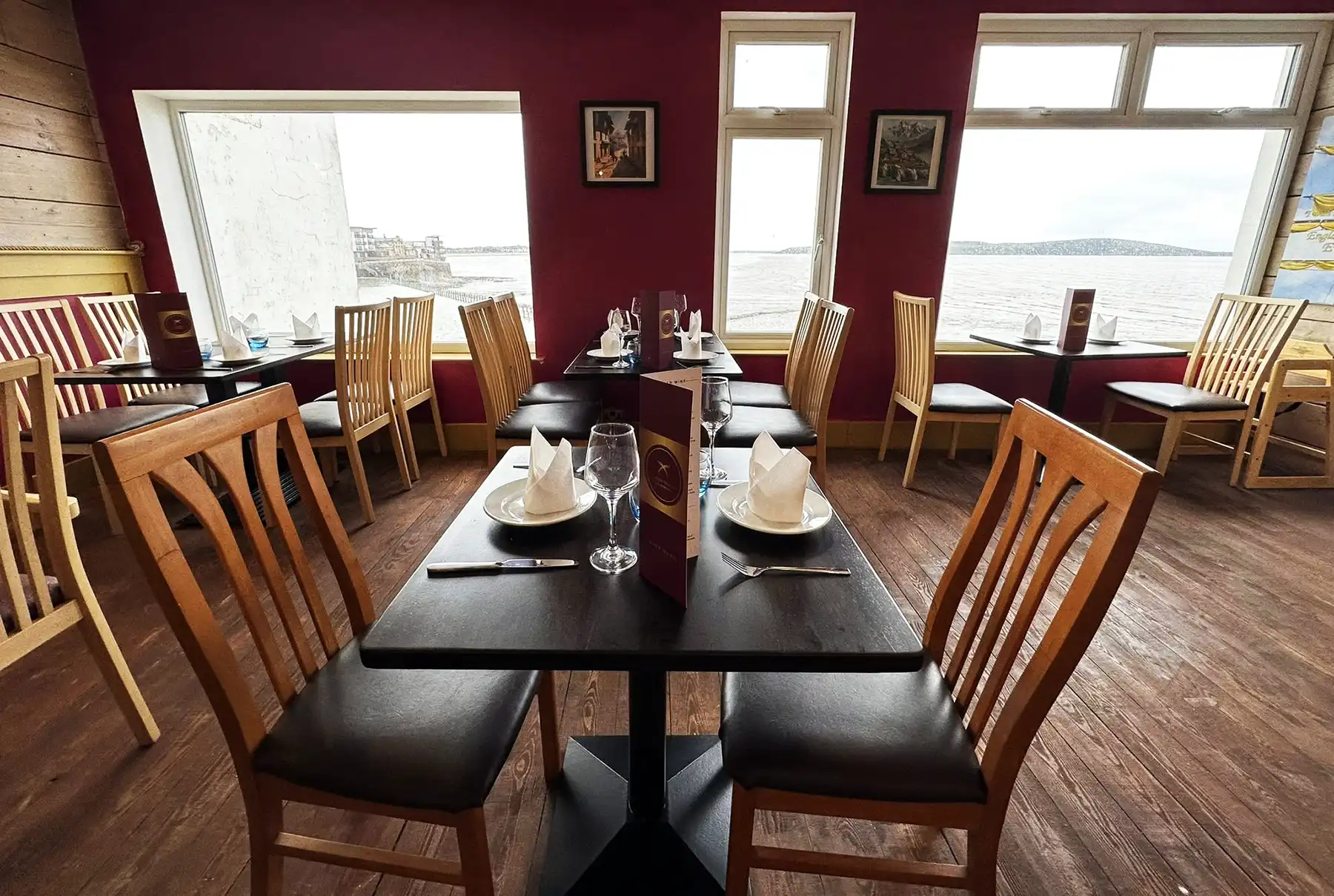 Gurkha Manor restaurant, in Birnbeck Road, offers stunning views from Weston super Mare