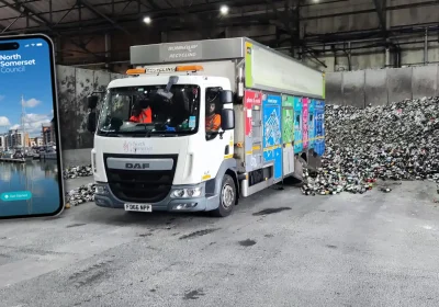 The app details changes to bin and recycling changes in North Somerset