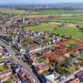 The plot, in Queen Camel near Yeovil, has planning permission for two homes. Picture: GTH
