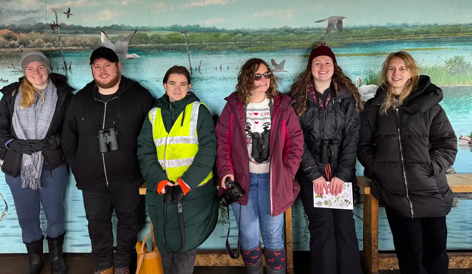 Youth Forum members at Westhay Moor NNR