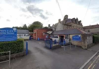 St Paul's CofE Junior School in Shepton Mallet has applied for a new classroom building. Picture: Google