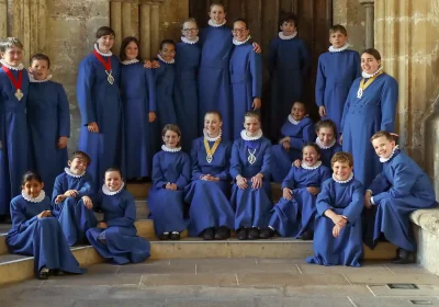 Wells Cathedral choristers. Picture: David Bevan