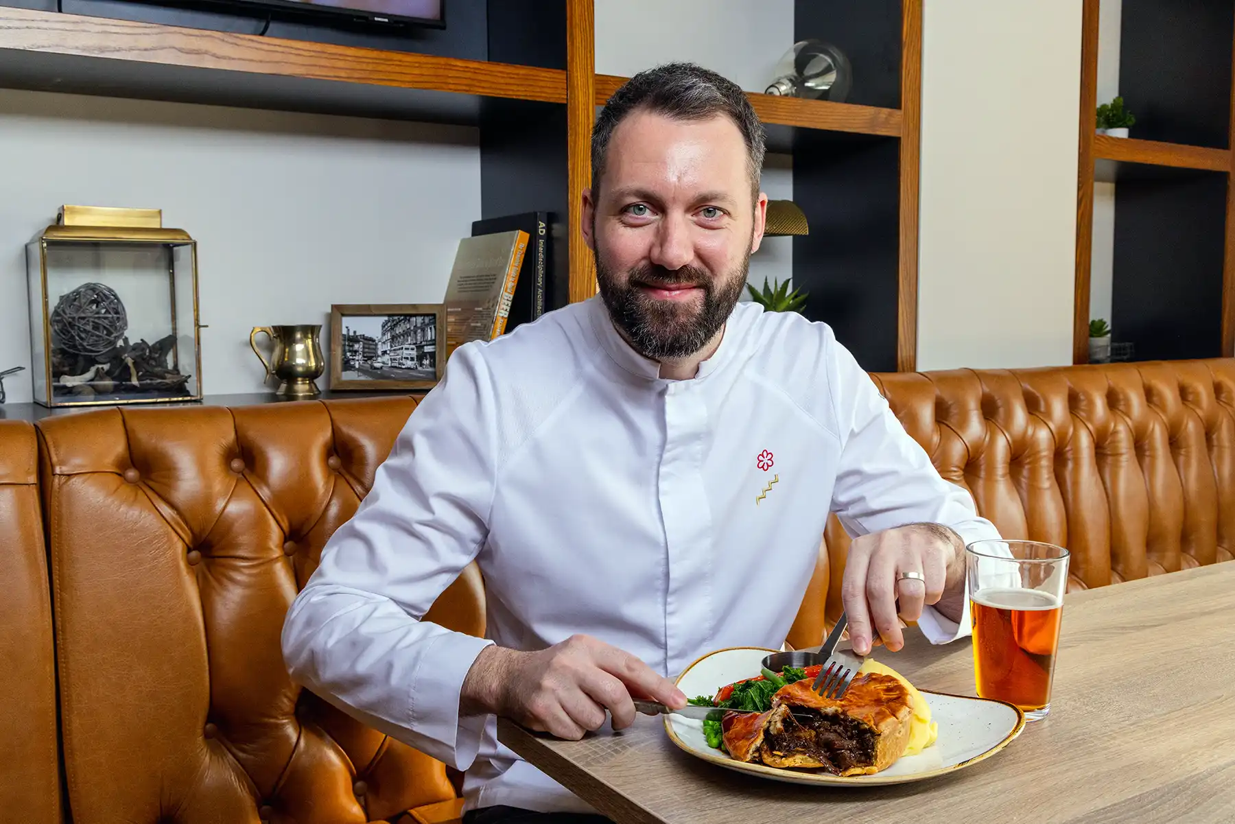 Chef Tom Shepherd's secret pie recipe will be available in Somerset pubs