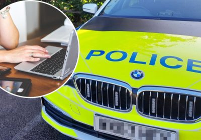 Detective Constable Philippa Baskwill pretending she was working during police shifts