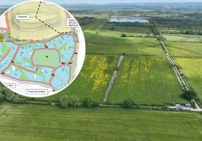 New wetlands and grasslands would be created on the Somerset Levels under the Wessex Water plan. Pictures: Wessex Water