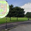 Part of the green space off Starling Way in Shepton Mallet could be developed. Pictures: Google/Spicer Architects/Somerset Council