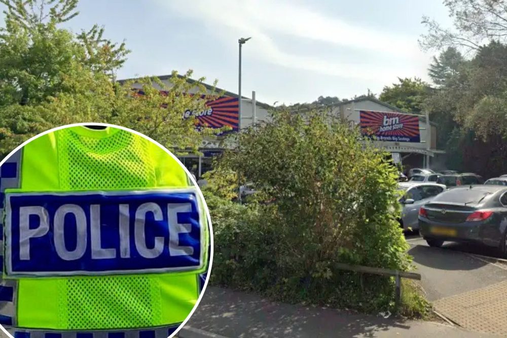The incident unfolded at B&M in Yeovil. Picture: Google