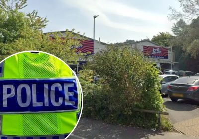 The incident unfolded at B&M in Yeovil. Picture: Google