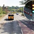 Temporary traffic lights are in place on the A30 Sherborne Road at Babylon Hill, Yeovil. Picture: Google