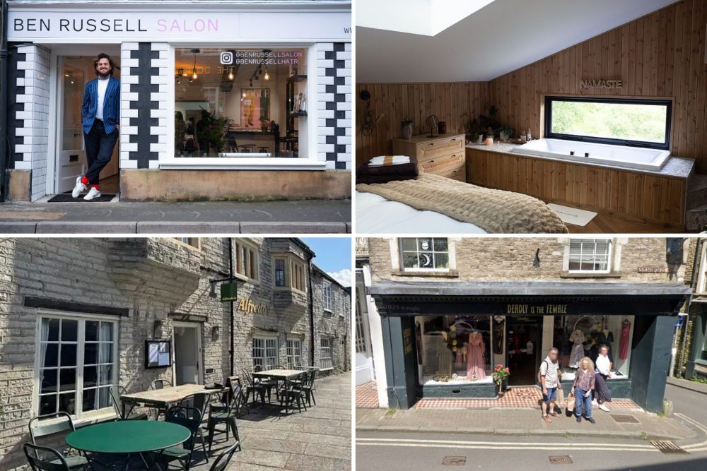 Ben Russell Salon in Ilminster, Burnworthy Retreat near Taunton, Alfredo's in Somerton and Deadly is the Female in Frome are among the winners