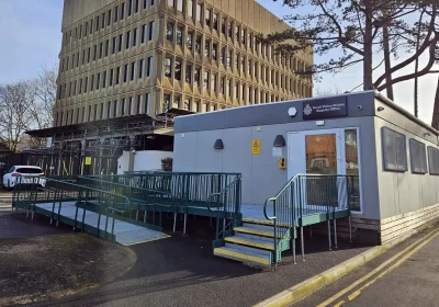 Yeovil Police Station, in Horsey Lane, is getting a major makeover. Picture: Avon & Somerset Police