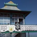 The Pagoda Cafe sits at the end of Clevedon Pier