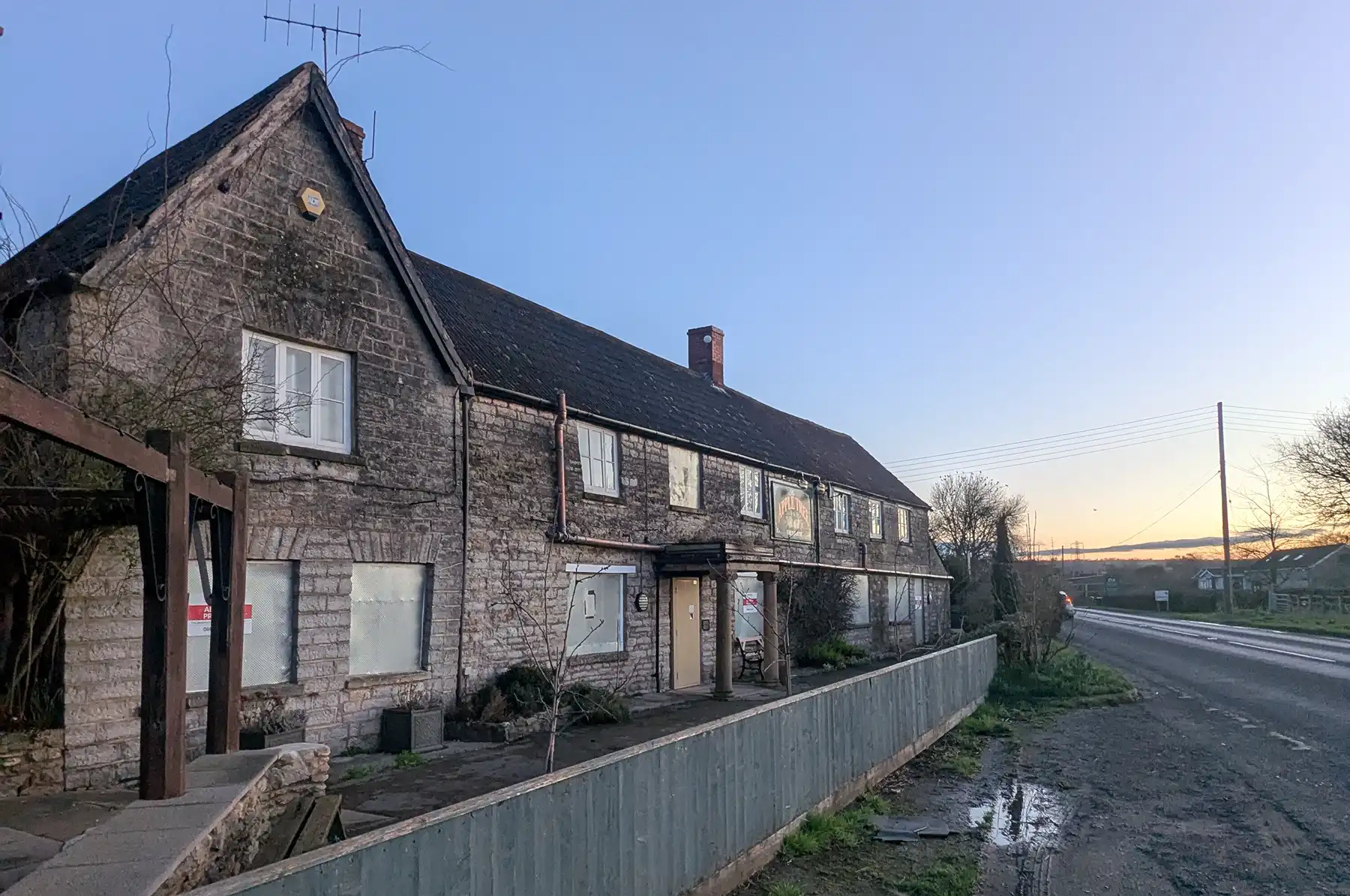 The Apple Tree Inn, near Pilton, closed last year. Picture: Somerset Leveller