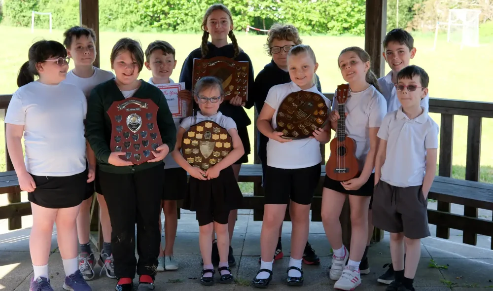 Young musicians at Banwell School