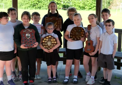 Young musicians at Banwell School