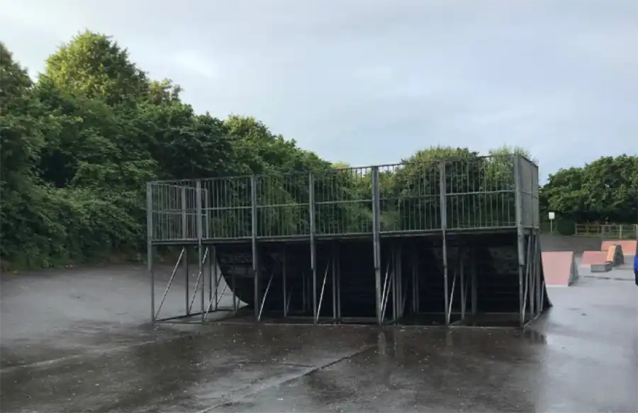 Current ramps would be replaced at Wells Skatepark if the plans are approved. Picture: Salmon Planning Company/Somerset Council