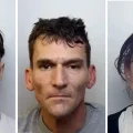 Kaleb Wyman, Brett Marshall and Louise Sanders have been jailed after an operation in Weston. Pictures: Avon & Somerset Police