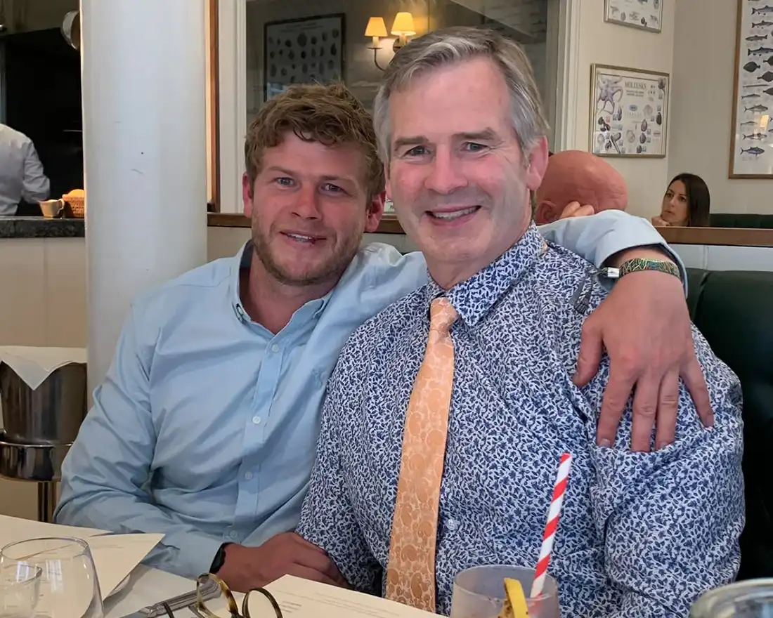 Henry said his dad was his "hero"