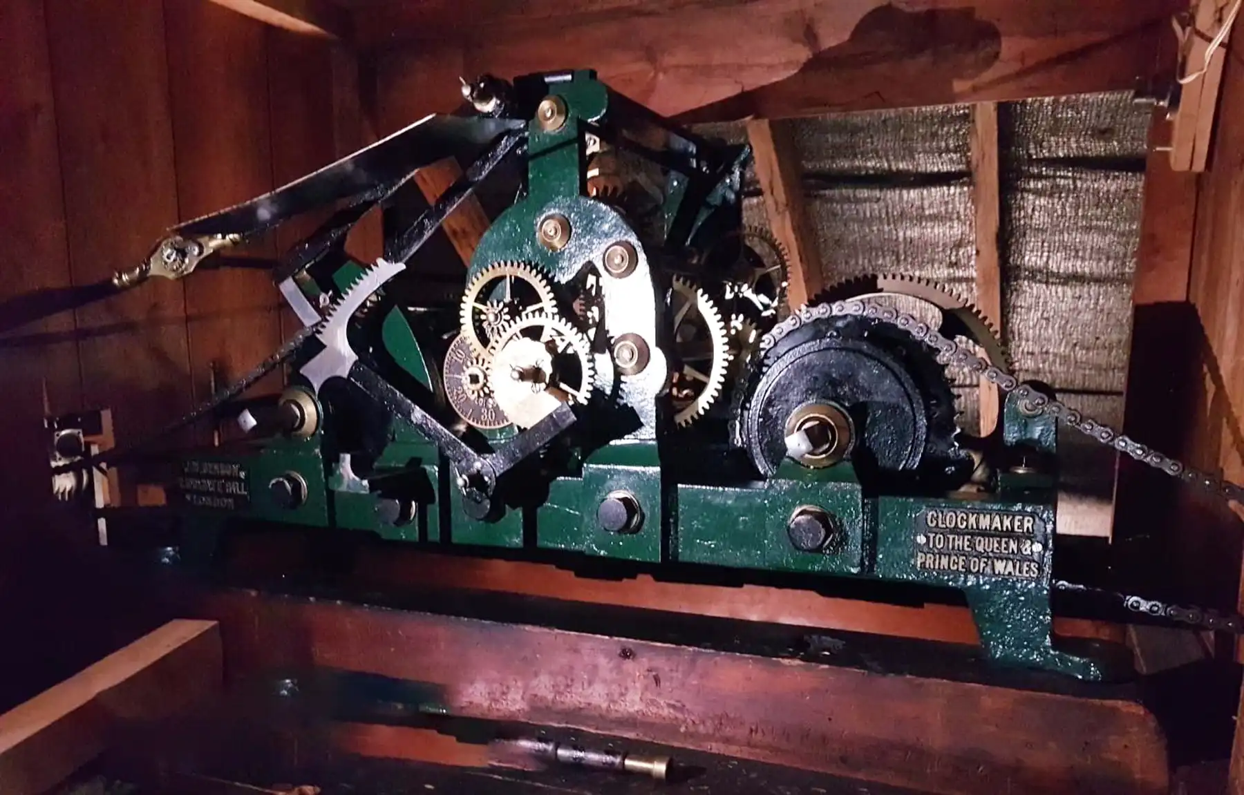 Landmark Langport gave people a glimpse at the workings of the historic clock