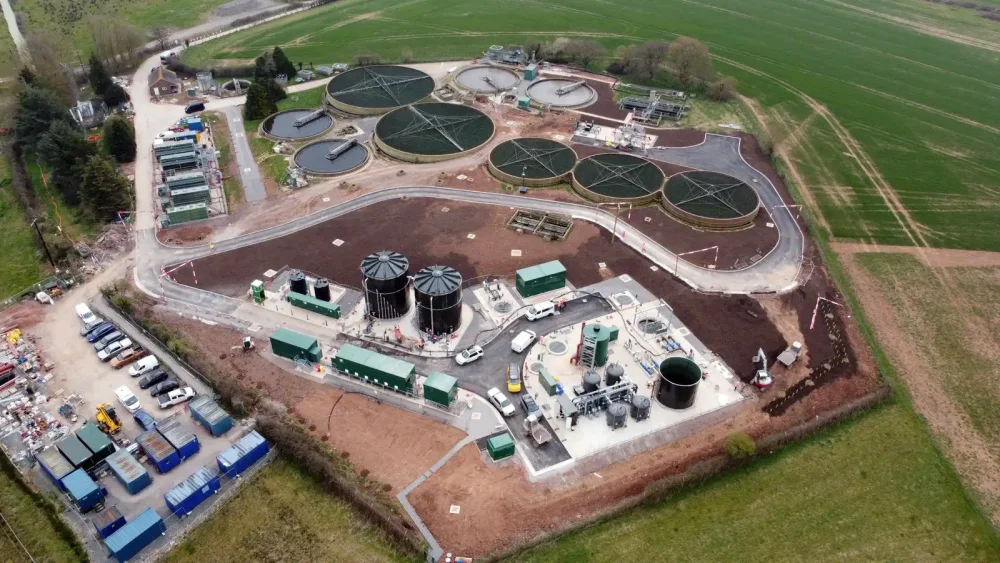 The water recycling centre at Langport has been refurbished. Picture: Wessex Water