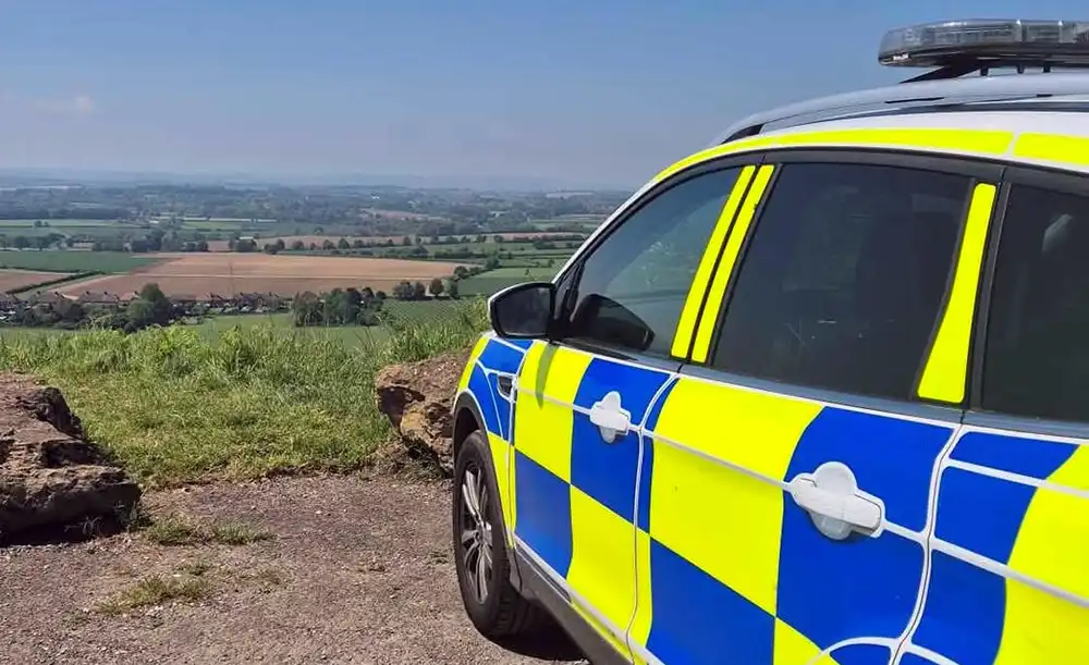 Police have been patrolling at Ham Hill Country Park in Somerset. Picture: Avon & Somerset Police