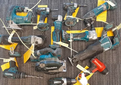 The Makita tools were recovered after a traffic stop in Taunton. Picture: Avon & Somerset Police