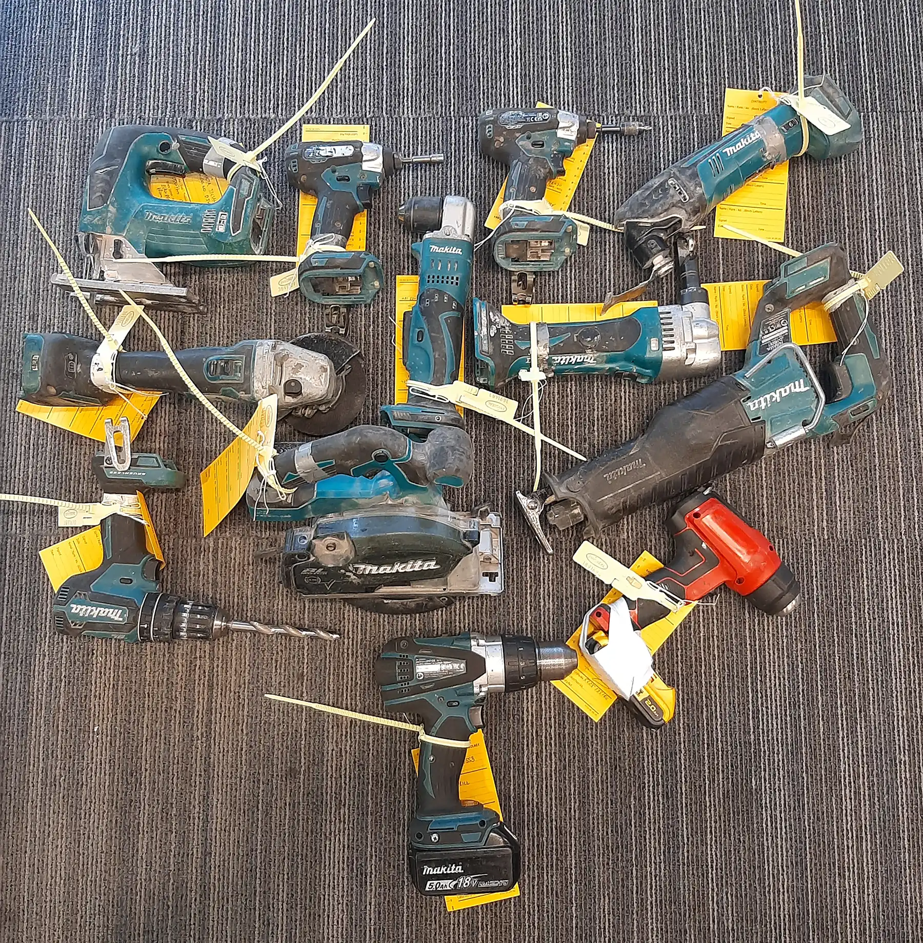 The Makita tools were recovered after a traffic stop in Taunton. Picture: Avon & Somerset Police
