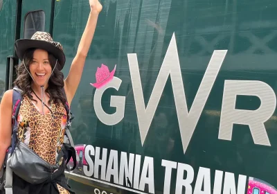 Glastonbury Festival goers took the Shania Train to Somerset last year. Picture: GWR