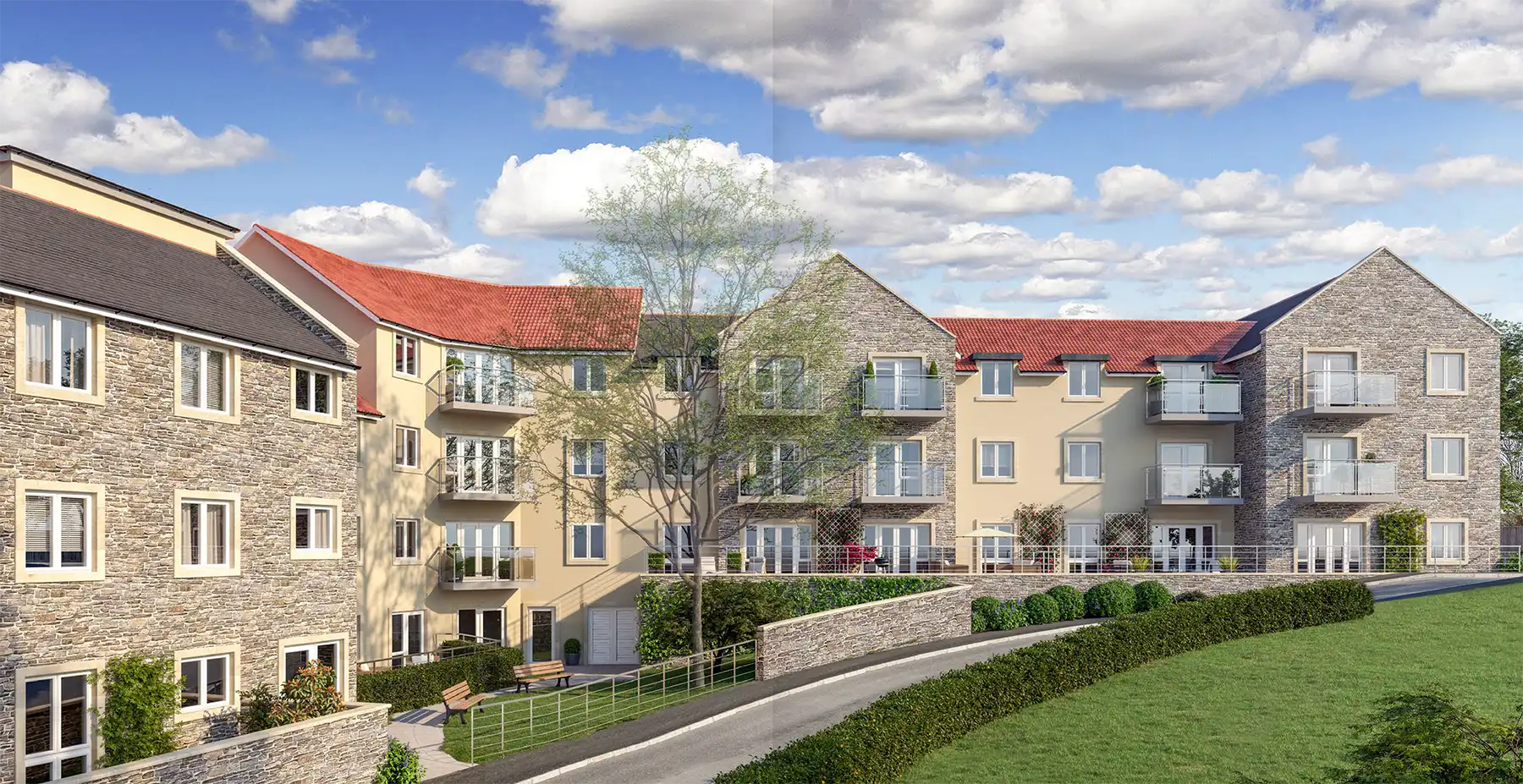 Planning permission for 34 'luxury apartments' was secured on the Somerton site. Picture: Somerview