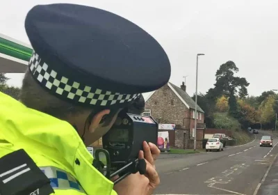 Speeding questions have been answered by officers... Picture: Avon & Somerset Police