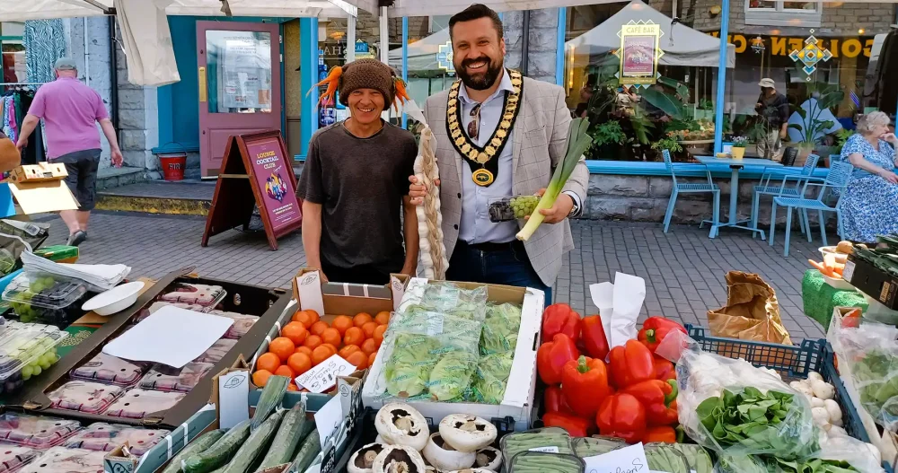 Fresh fruit and vegetables from Fruit Corner at Street's Thursday Market