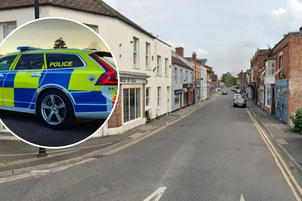 The pursuit began after a vehicle was spotted in Market Street, Highbridge. Picture: Google