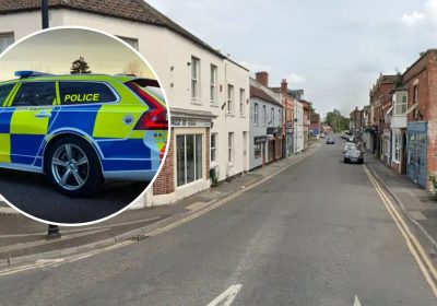 The pursuit began after a vehicle was spotted in Market Street, Highbridge. Picture: Google