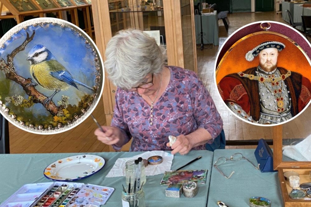 A range of miniatures will be on show at the Hilliard Society exhibition in Wells next month
