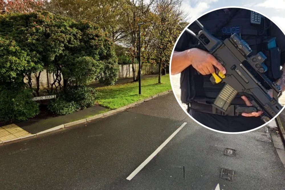 Armed police were sent to Merlin Park, Portishead, on Wednesday, April 30. Picture: Google