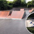 The current skatepark in Wells is "ageing", the application said. Picture: Salmon Planning Company/Somerset Council