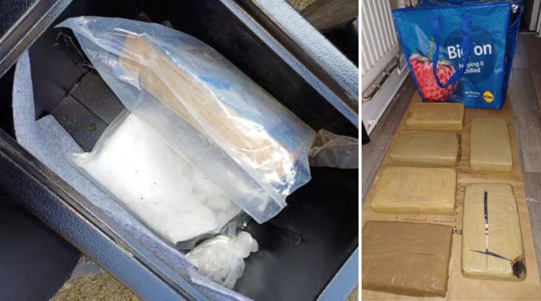 Cocaine was found in several spots around the house in Keynsham. Pictures: Avon & Somerset Police