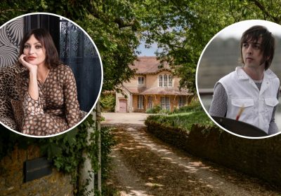 Selwood Lodge is the home of designer Pearl Lowe, left, and Supergrass star Danny Goffey, right. Pictures: Roxylove23/Keira Vallejo/Creative Commons
