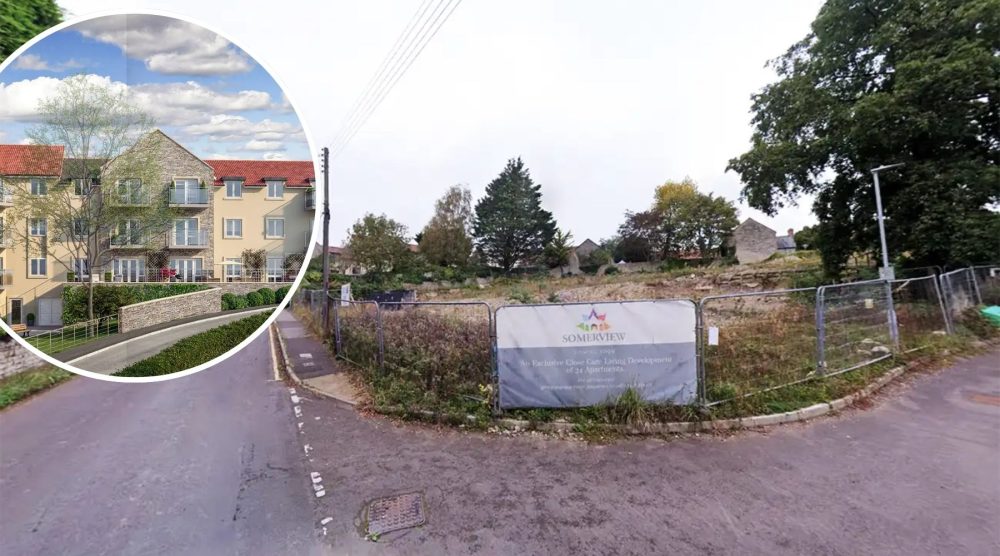 The former buildings on the Pesters Lane site in Somerton were demolished in 2022. Pictures: Google/Somerview