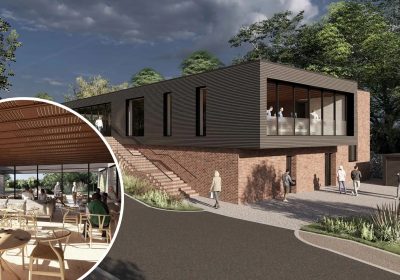 The proposed community and leisure hub features a cafe, bar and more. Pictures: Reed Holland/Somerset Council