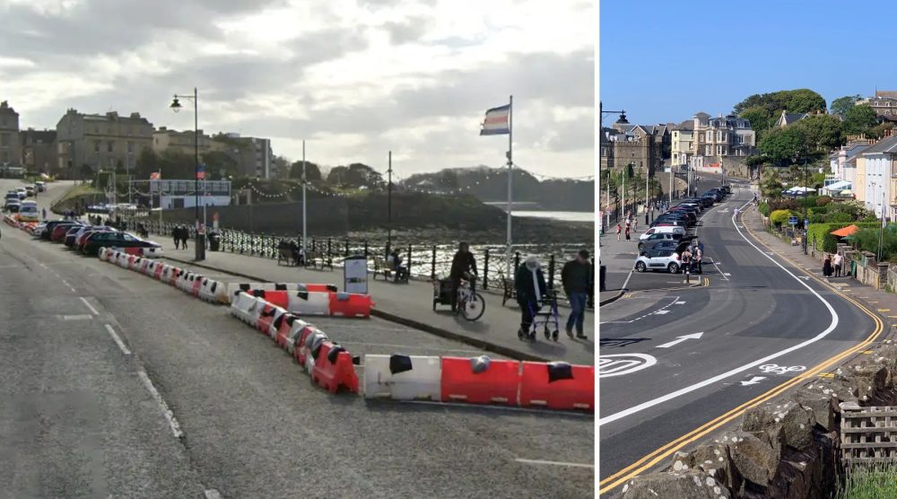 Changes to the raods of Clevedon have proved controversial... Pictures: Google/NSC