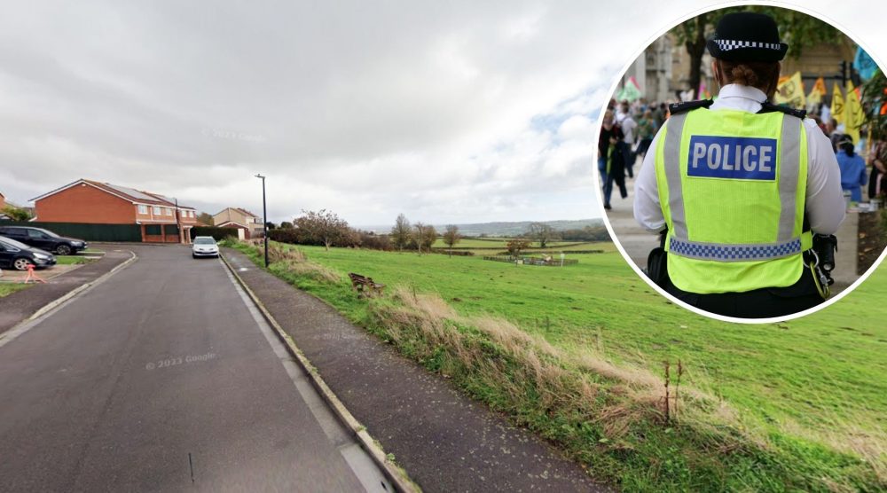 Police have increased patrols in the Merlin Park area of Portishead after the incident. Picture: Google