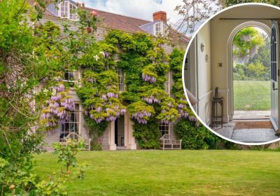 The Old Vicarage at Moorlinch is ont he market for £2.2 million. Pictures: Tim Phillips