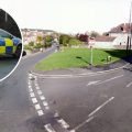 The incident unfolded at the junction of Rloath Road and Slade Road, Portishead. Picture: Google
