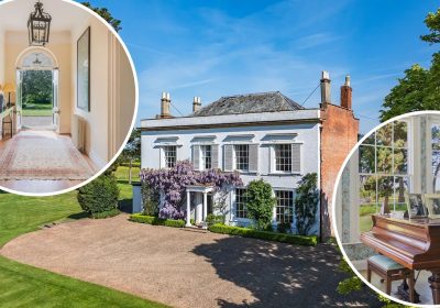 Fitzroy House, at Norton Fitzwarren, is described as 'the perfect Somerset home'. Pictures: Savills