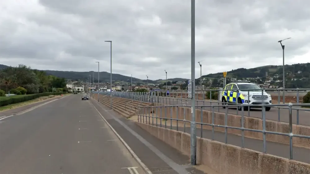 Police said the car was targeted in Warren Road, Minehead. Picture: Google