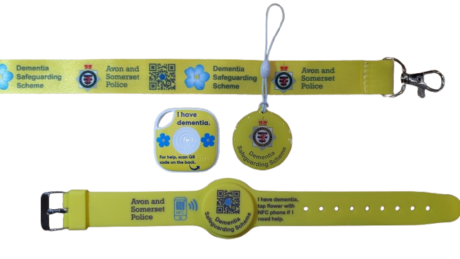 A range of devices are available to dementia sufferers under the scheme. Picture: Avon & Somerset Police