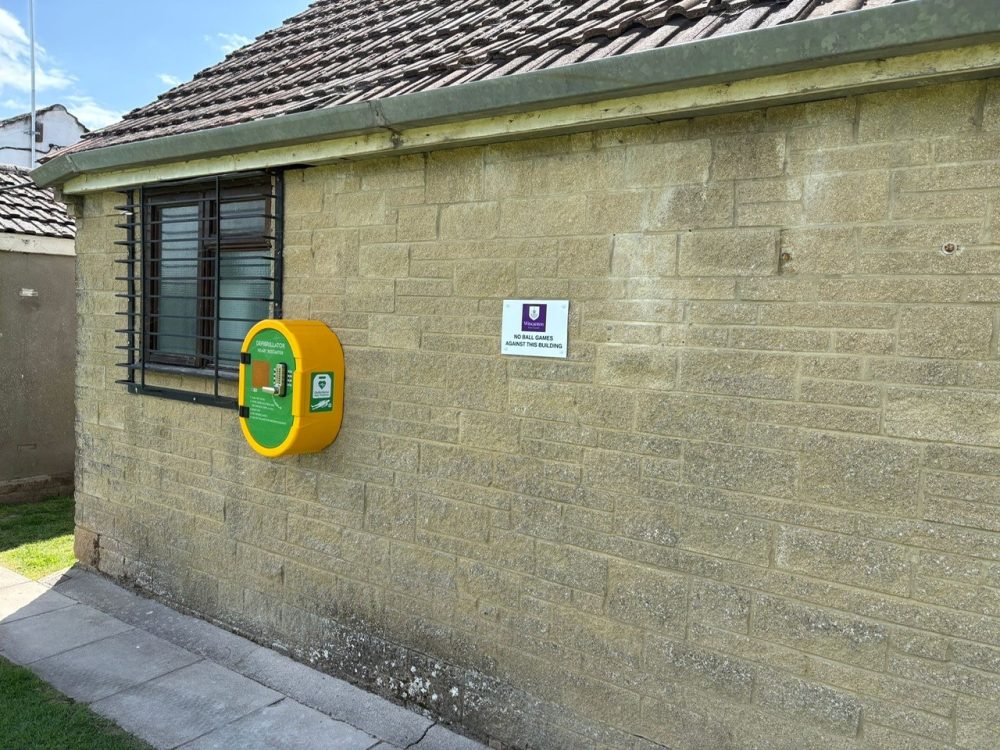 The defib was purchased by Wincanton Town Council Picture: Wincanton Town Council